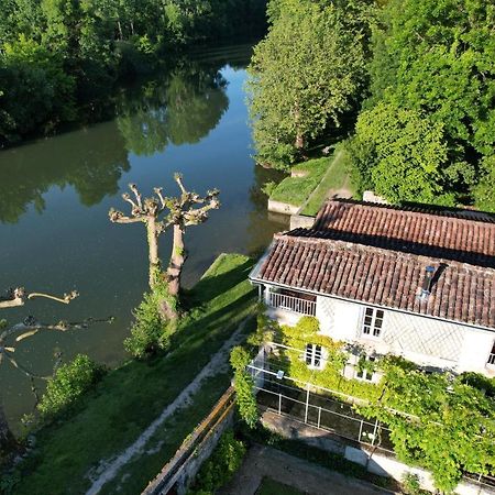 Le Gue Renard-Un Balcon Sur La Charente Villa Jarnac Bagian luar foto